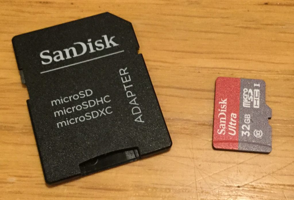 Micro-SD-Card mit Adapter
